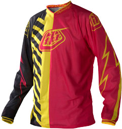 2010�TROY LEE DESIGNS GP AIR JERSEY Yellow/Pink
