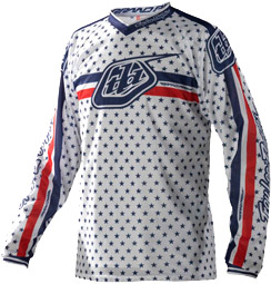 2010�TROY LEE DESIGNS GP AIR JERSEY Stars White