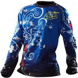 2010 MOTO WOMEN Jersey BLUE
