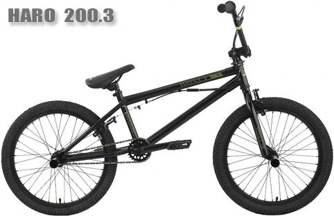 2011&nbsp;HARO BMX '200.3'  SG BLACK