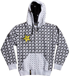 'ANSWER' ROCKSTAR ZIP HOODIE 'STARTOOT'