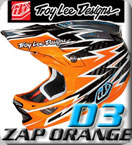 --->>NEU! 2012 TLD D3 CARBON "ZAP ORANGE"