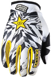 2012 ANSWER ROCKSTAR VENTED GLOVES WHITE