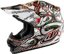 2012TROY LEE DESIGNS AIR Helm "MEDUSA" White