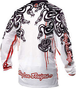 2012�TROY LEE DESIGNS GP AIR JERSEY MEDUSA White