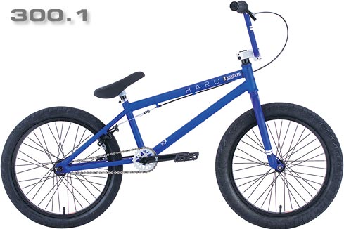 2013 HARO BMX 300.1  Matt Electric Blue