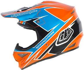 2013�TLD AIR Helm "STINGER" Orange/Black