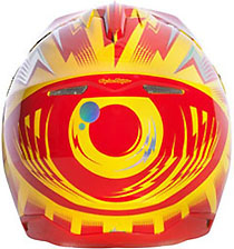 2013 TLD SE3 Helm "CYCLOPS" Red/Yellow