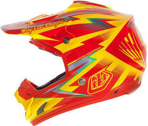 2013 TLD SE3 Helm "CYCLOPS" Red/Yellow