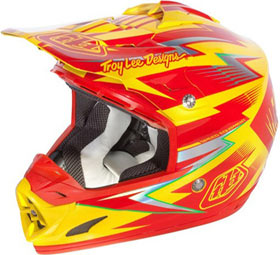 2013 TLD SE3 Helm "CYCLOPS" Red/Yellow