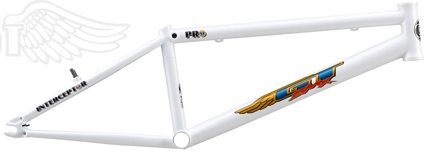 2014 GT BMX "INTERCEPTOR" PRO XL CrMo Frame WHITE