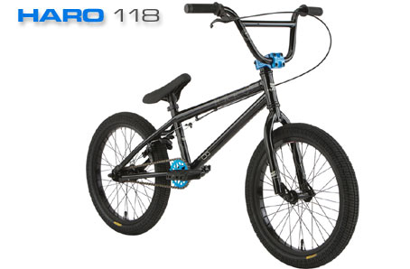 2014 HARO BMX  '118' 18 Zoll BMX Gloss Black