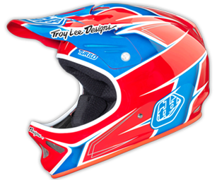 2014 TLD D2 COMPOSITE  "TURBO Red/White/Blue"