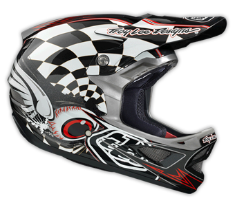 2014  TLD D3 CARBON SE "FINISHLINE" BLACK
