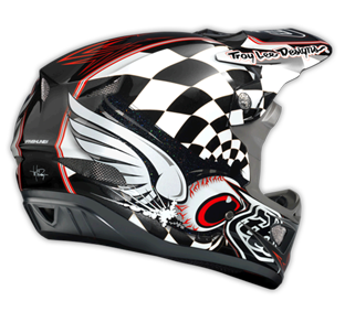 2014  TLD D3 CARBON SE "FINISHLINE" BLACK
