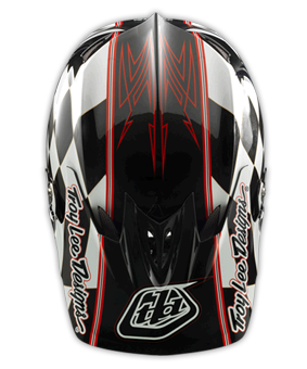 2014  TLD D3 CARBON SE "FINISHLINE" BLACK, TOP