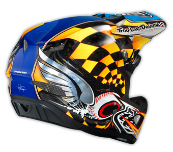 2014  TLD D3 CARBON SE "FINISHLINE" BLACK