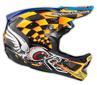2014  TLD D3 CARBON SE "FINISHLINE" YELLOW