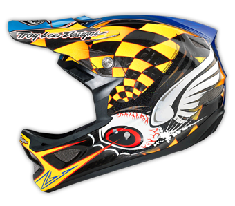 2014  TLD D3 CARBON SE "FINISHLINE" YELLOW