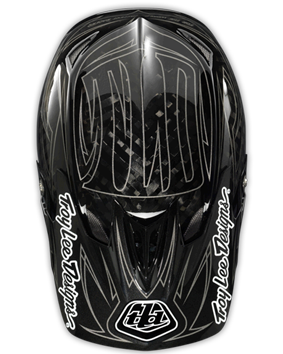 2014 TLD D3 CARBON Helm "PINSTRIPE BLACK 2"