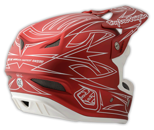 2014 TLD D3 COMPOSITE SE "PINSTRIPE II" Matt Red