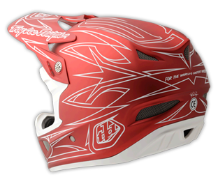 2014 TLD D3 COMPOSITE SE "PINSTRIPE II" Matt Red