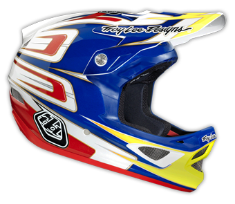 2014 TLD D3 COMPOSITE "SPEED" White/Blue/Red