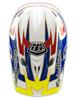 2014 TLD D3 COMPOSITE "SPEED" White/Blue/Red