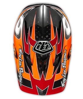 2014 TLD D3 CARBON Helm "SPEED" Orange