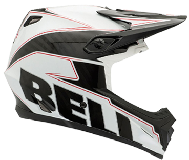 2015 BELL FULL-9 CARBON "WHITE / BLACK EMBLEM"