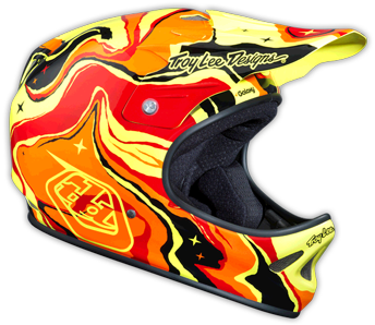 2015 TLD D2 COMPOSITE "GALAXY RED"