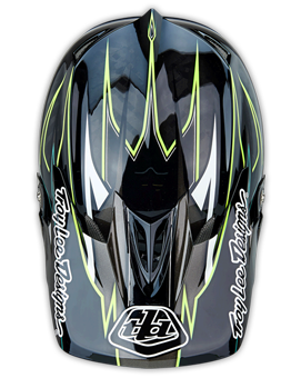 2014 TLD D3 CARBON Helm "EVO GREY" Top
