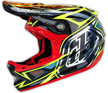 2015 TLD D3 CARBON "SPEEDA" Black-Red