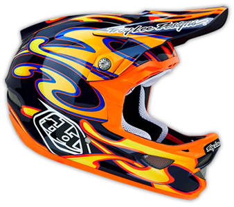 2014  TLD D3 CARBON SE "Squirt" Black/Orange