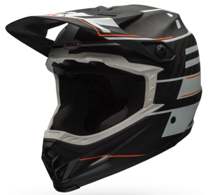 2015 BELL FULL-9 CARBON "WHITE / BLACK BLOCKED" -TOP