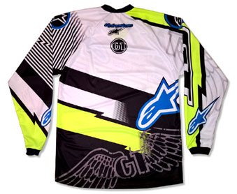 GT BMX 'NEON' TEAM JERSEY -Backside