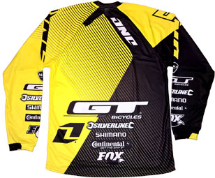 2016 GT MTB DH TEAM JERSEY -Backside