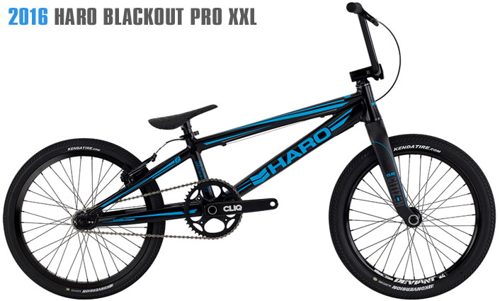 2016 HARO BMX RACE 'BLACKOUT' PRO XXL