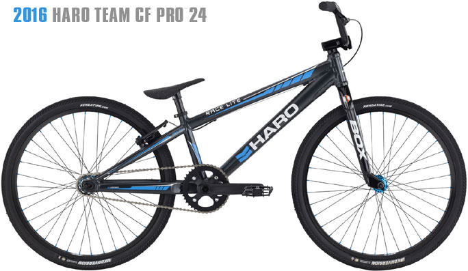 2016  HARO TEAM CF 'RACE PRO 24' Grey/Black