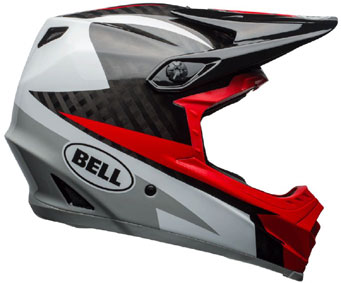 2018 BELL FULL-9 CARBON "WHITE / BLACK/HIPISCUS"