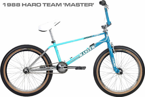 1988 HARO LINAGE MASTER TEAL BLUE