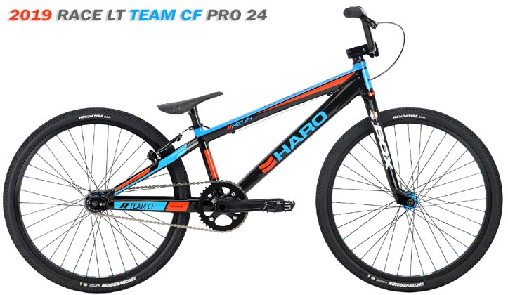 2019  HARO TEAM CF 'RACE PRO 24' Gloss Black