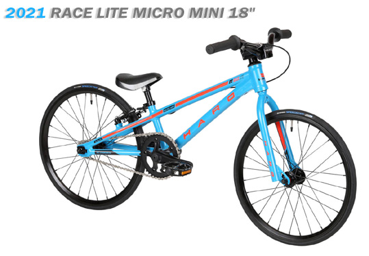 2021 HARO BMX 'RACE LT' MICRO MINI 18"