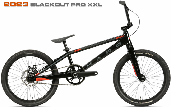 2023 HARO BMX RACE 'BLACKOUT' PRO XL