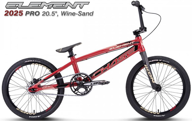 NEW! 2024 CHASE BMX 'ELEMENT PRO' 20,50" WINE