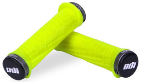 ODI 'TROY LEE DESIGNS' Lock-On Grips (Bonus Pack) Yellow