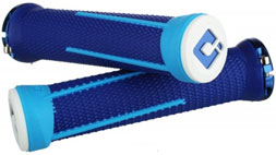 ODI "AARON GWIN" LOCK-ON GRIP Color: Blue/Aqua