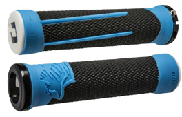 ODI "AG-2 AARON GWIN" LOCK-ON GRIP Color: Black/Blue