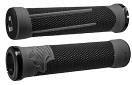 ODI "AG-2 AARON GWIN" LOCK-ON GRIP Color: Black/Grey