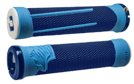 ODI "AG-2 AARON GWIN" LOCK-ON GRIP Color: Blue/Blue